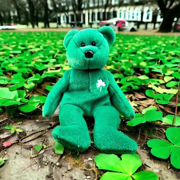 Ty Beanie Baby Erin Mint NWOT Missing Hang Tag Luck of the Irish Good Luck - Picture 1 of 10